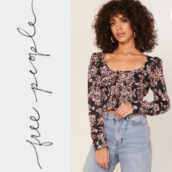 Free People Tops - Free People Santiago Scoop Neck Printed Top